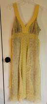 Womens 10 Jonathan Martin Multicolor Print Thin Strap Layered Sundress - $18.81