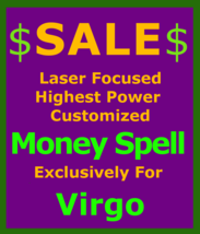 Kairos Wealth Spell Billionaire Prosperity Customized Magick For Virgo Money  - $129.50