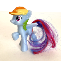 My Little Pony Rainbow Dash Mc Donalds Blue Mini Wings Multi Color Plastic Hair - £7.15 GBP