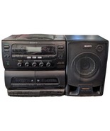 SONY CFD-565 CD Radio Cassette Record-Play Boom Box 1 Speaker (Flaws) - $95.08 CAD