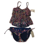 Kenneth Cole Reaction RS6RJ95 And RS6RJ82 Floral  Tankini Small - $29.69