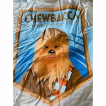 Sleeping Bag Star Wars Chewbacca Child&#39;s Kids Zippered Bedding 52In X 28In - £14.44 GBP