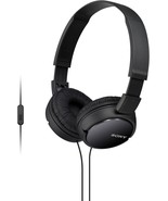 Sony Zx Series Wired On-Ear Headphones With Mic, Black Mdr-Zx110Ap - $49.24 CAD