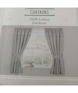 Dunelm Tiny But Mighty Pencil Pleat Curtains Black out Lined 168cmx182cm... - £53.04 GBP