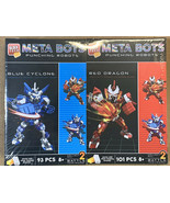 Meta Bots Punching Robots 2-in-1 Battle Kit Blue Cyclone Red Dragon - €21,00 EUR