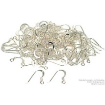 100 Fishhook Earring Wire Wrap Sterling Parts - $83.27