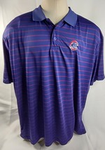 Genuine Merchandise MLB Chicago Cubs Blue Striped Lightweight Polo Shirt... - £12.90 GBP
