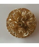 Gold-tone Signed Western Germany Filigree Scarf Clip - $23.33 CAD