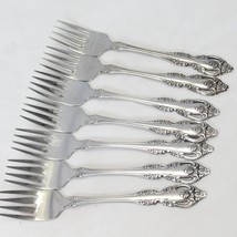 Oneida Brahms Salad Forks Community Stainless 6 7/8&quot; Lot of 7 - £43.38 GBP