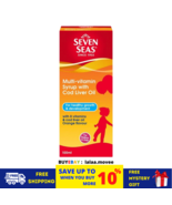 100ml Seven Seas Multivitamin Syrup With Cod Liver Oil Orange Flavor For... - $48.14 CAD