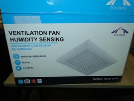 Techdrive Ventilation and Exhaust Fan Very-Quiet 70 CFM 2.0 Bathroom TD-... - $552.67 MXN