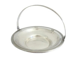 Basket in sterling silver 925 bowl cup candy nuts Vintage 1920 - £79.12 GBP