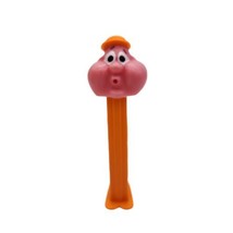 Limited Edition Neon Bubbleman Pez Dispenser Orange Stem - $9.91