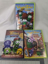 Veggie Tales DVD Lot Lord of Beans  Moe Big Exit Pirates Sing Along - $19.95