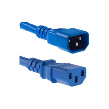 UNC Group PWRC13C1403FBLU POWER CORD C13 - C14, 18AWG, 10AMP, 250V, SVT ... - $490.69 MXN