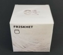 Ikea Friskhet Scented Candle in Glass White Linen Breeze, 25Hr New - £9.98 GBP