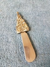 Wallace Stainless Steel Holiday Christmas Tree Cheese Spreader Knife - $4.75