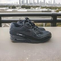 Nike Air Max 90 Triple Black AJ1285-019 Running Athletic Shoes Mens Size... - $69.29