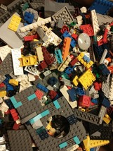 Lego Lot of 200 Pieces Parts Bricks Figures, Random  Bulk Assorted Cleaned - £10.64 GBP