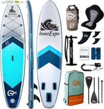 Paddle Boards with Premium Accessories, Wide Stable SUP Paddle Board Des... - $391.28