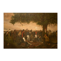 1886 Surrender of Santa Anna in The Battle of San Jacinto  Photo Print Wall Art - £14.95 GBP