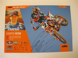 Cooper Webb supercross motocross signed autographed 11x16 Poster COA.... - £78.68 GBP