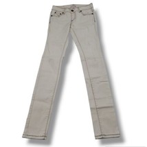 Jake Jeans Size 5 26&quot;x31&quot; Bella Skinny Pant With Heavy Stitch Distressed Stretch - £25.89 GBP