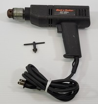 PV) Vintage Black &amp; Decker 3/8&quot; Single Speed Drill Model 7143 Type 1 - $236.66 MXN