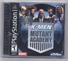 X Men Mutant Academy Video Game Sony Playstation 1 1999 Rare - £11.37 GBP
