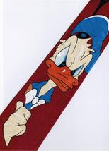 Donald Duck Disney Big Angry RED Necktie - $19.99