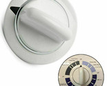GE Dryer Timer Knob Assembly White Fits D-Shaft Switch DBXR463EG7WW DVLR... - $9.90