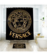 Versace 01 Shower Curtain Bath Mat Bathroom Waterproof Decorative - $22.99+