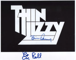 Thin Lizzy Eric Bell Brian Downey SIGNED 8" x 10" Photo + COA Lifetime Guarantee - $79.99