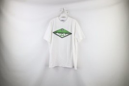 Vtg 90s Mens XL Spell Out Wild Wild West On Road 4000 Racing T-Shirt White USA - £39.77 GBP