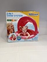 Swim School 2 In 1 Swim System Baby Float Level 1 - Pink 18-36 Month w/S... - $14.59