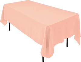  60 x 126 Inch Rectangular IFR Polyester Tablecloth Made in USA Pe - £25.34 GBP