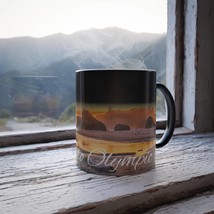 Color Changing! Olympic National Park ThermoH Morphin Ceramic Coffee Mug - Heat  - £11.87 GBP