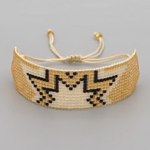 Go2hobo Bracelets Set for Women Handmade Multilayer Crystal Tassel Jewellery Bea - £29.00 GBP
