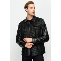 The Emerson Black Leather Men Jacket image 2