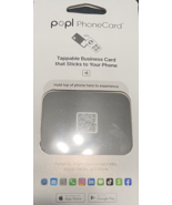 Popl Card Black w/ PopCode NFC Business Tag. - £17.34 GBP