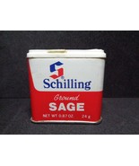 Schilling ground sage Tin Container 1977 Baltimore 0.87 oz empty - $5.94