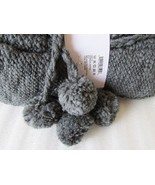 UGG Cozy Slipper Sock Cable Knit Pom Pom Socks Charcoal or Oatmeal New - $1,700.16 MXN