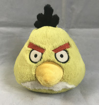 Rovio Angry Bird Chuck the Yellow Canary with Sound Stuffed Animal Toy 5&quot; - £11.00 GBP