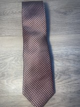 Michael Kors Burgundy and pink patterned men tie - $6.00