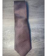 Michael Kors Burgundy and pink patterned men tie - $6.00