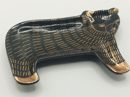 Danica Studio Ceramic Bear Trinket Dish; Black &amp; Rose Gold - €11,87 EUR