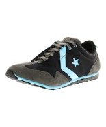 Converse Women Revival Ox Suede Sneakers Shoes Black/Turquoise/Gray Size 10 - £50.83 GBP
