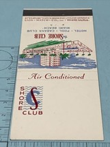 Front Strike Matchbook Cover  The Shore Club Hotel  Miami Bch,Fla  gmg  unstruck - £9.86 GBP