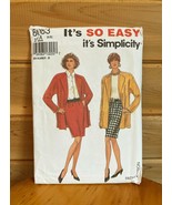 Simplicity Vintage Home Sewing Crafts Kit #8083 1992 Skirt Jacket - $27.22 CAD
