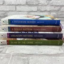 Annie’s Quilted Mysteries # 1,7-9 Hardback Books Lot of 4 Attached Bookmark  - £20.22 GBP